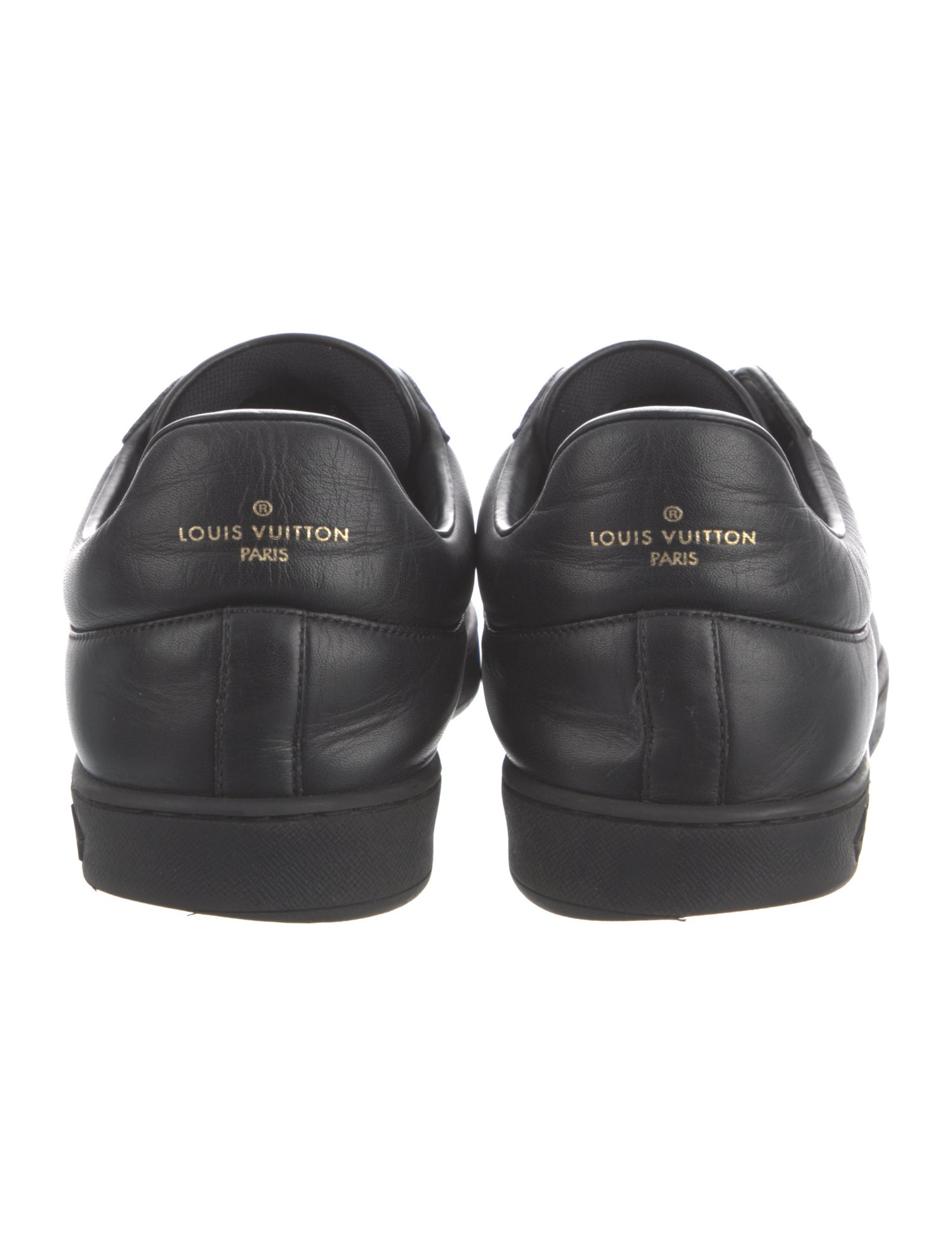 Louis Vuitton Leather Graphic Print Sneakers